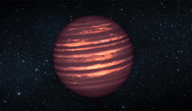 Artist's conception illustrating the brown dwarf named 2MASSJ22282889-431026 Credit: NASA/JPL-Caltech