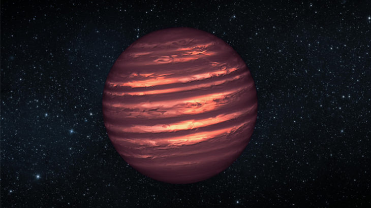 Artist's conception illustrating the brown dwarf named 2MASSJ22282889-431026 Credit: NASA/JPL-Caltech