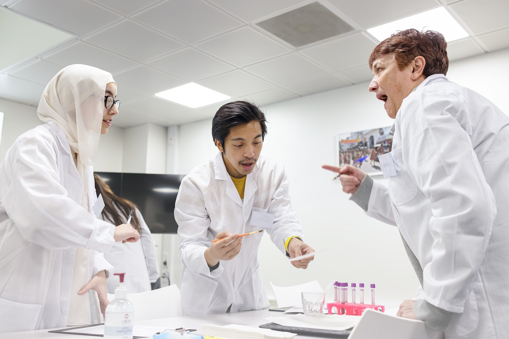 Escape room participants (Brendan Foster Photography)